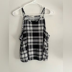Black and white tank top